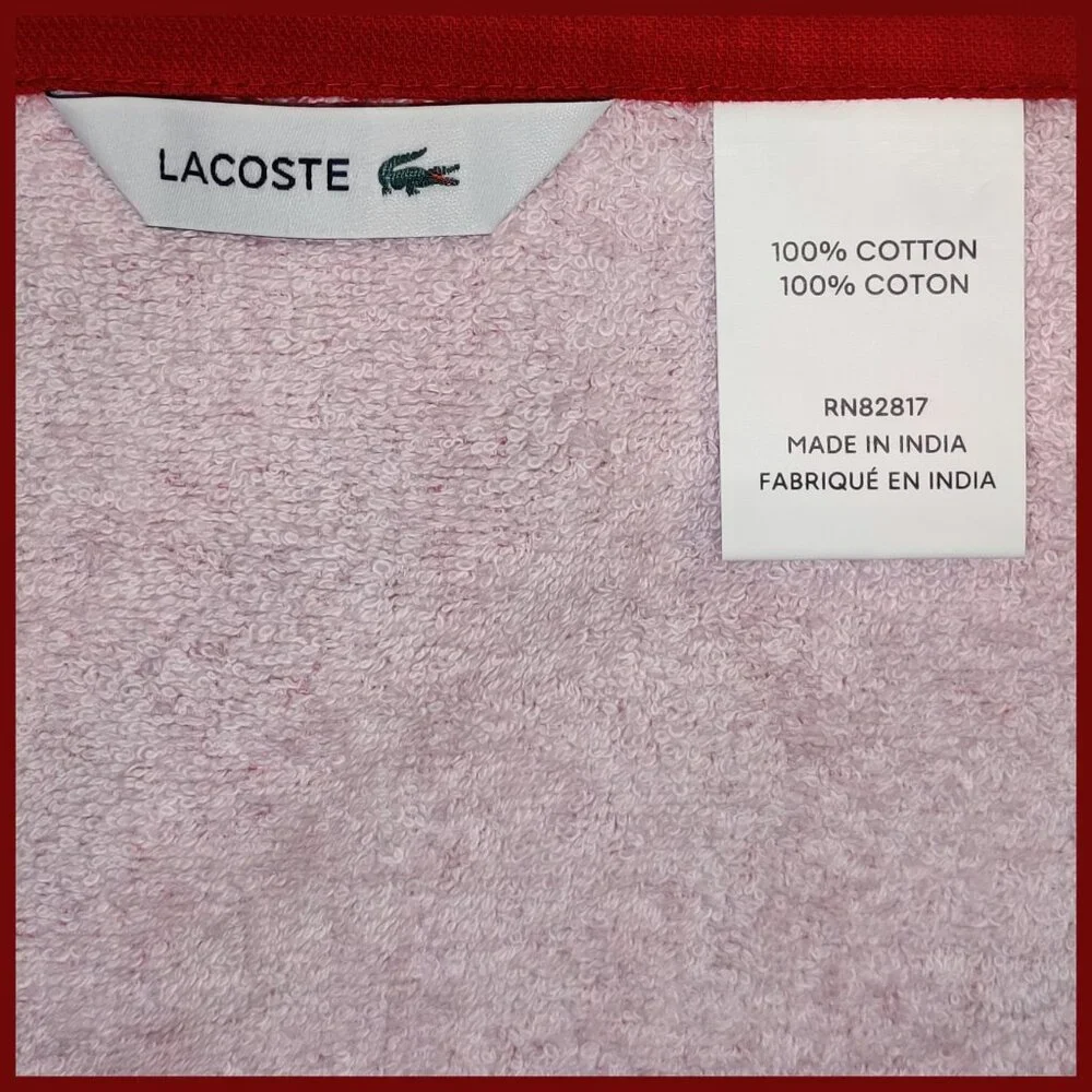 Lacoste beach towel